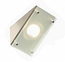Lights - Square Frosted Glass Under Cabinet Light